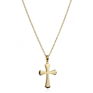 Златно колие Faith Cross