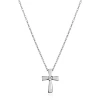 Златно Колие Mini Cross Stone Златно Колие Mini Cross Stone