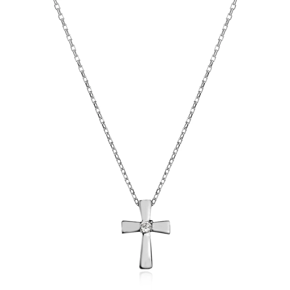 Златно Колие Mini Cross Stone Златно Колие Mini Cross Stone