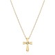 Златно Колие Mini Cross Stone - Колиета