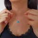 Златно колие Hamsa Opal Златно колие Hamsa Opal