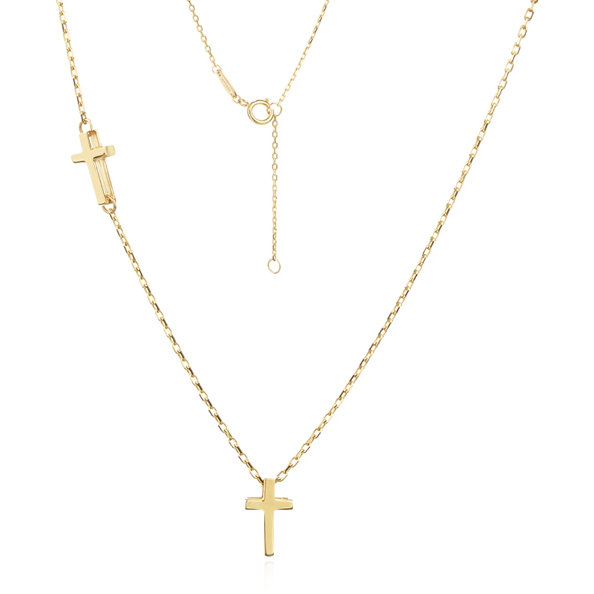 Златно колие Double cross Златно колие Double cross