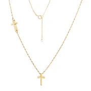 Златно колие  Double cross