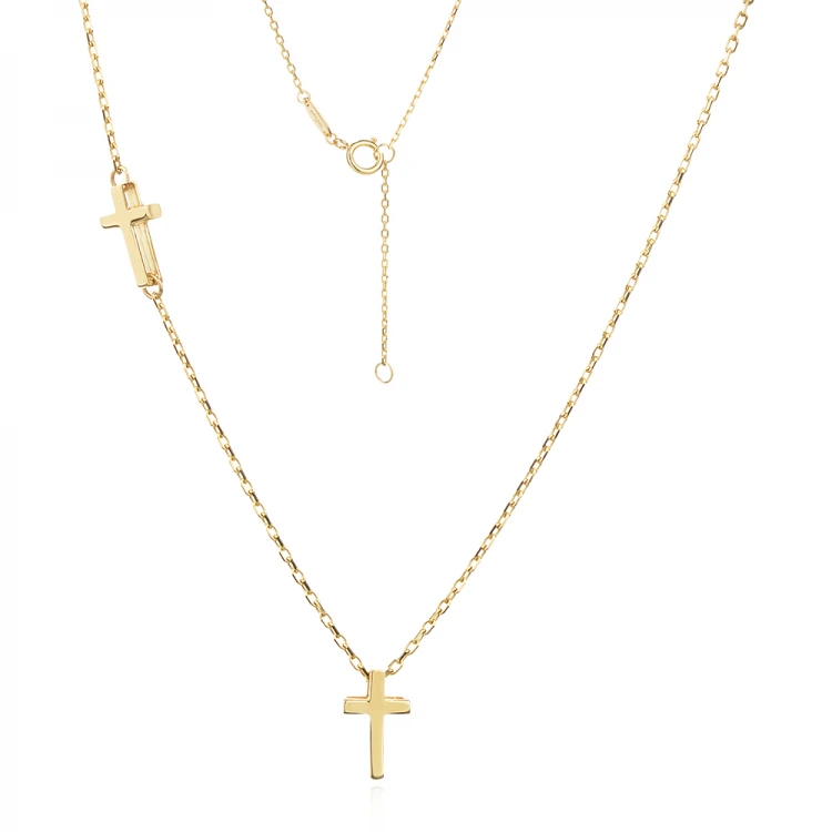 Златно колие  Double cross