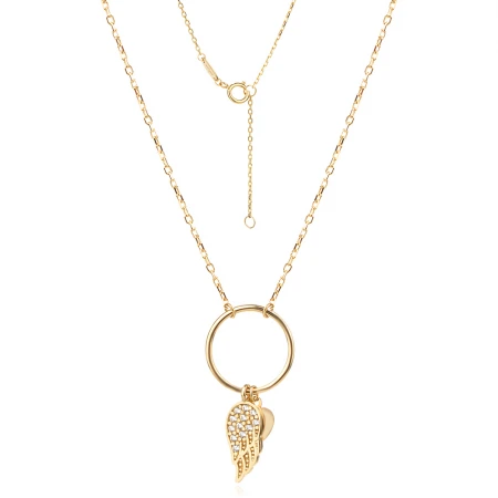 Златно колие Angel Wing