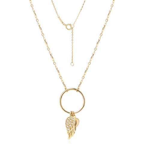 Златно колие Angel Wing