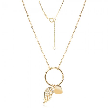 Златно колие Angel Wing