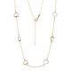 Златно колие Color Heart - AMARA COLLECTION