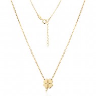 Златно колие Clover