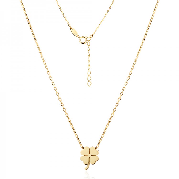 Златно колие Clover - AMARA COLLECTION