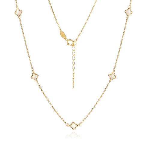 Златно колие Clover Nacre Златно колие Clover Nacre