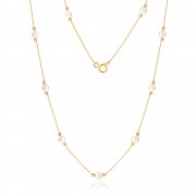 Златно колие Pearls