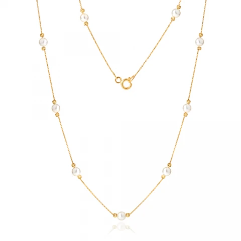 Златно колие Pearls