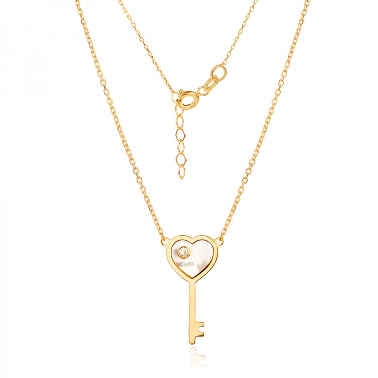 Златно колие Key Love - Колиета