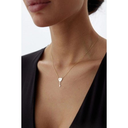 Златно колие Key Love Златно колие Key Love