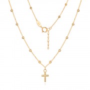 Златно колие Babe Cross