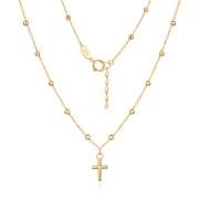 Златно колие Babe Cross