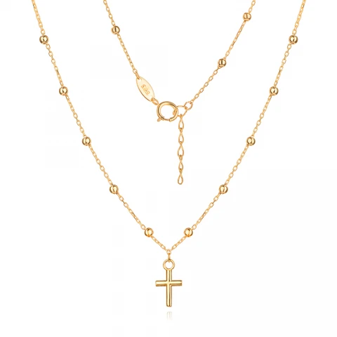 Златно колие Babe Cross