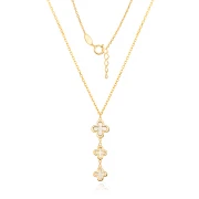 Златно колие Clover Geria