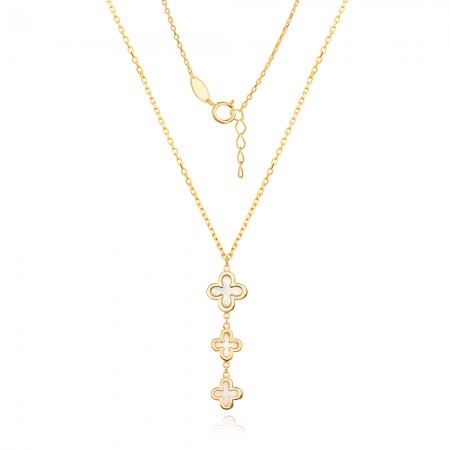 Златно колие Clover Geria