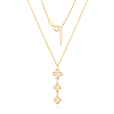 Златно колие Clover Geria