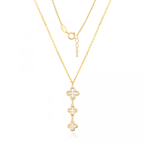 Златно колие Clover Geria