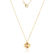 Златно колие Clover