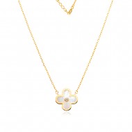 Златно колие Clover