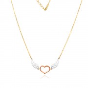 Златно колие Heart Wing