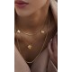 Златно колие Diamond Clover - BESTSELLERS