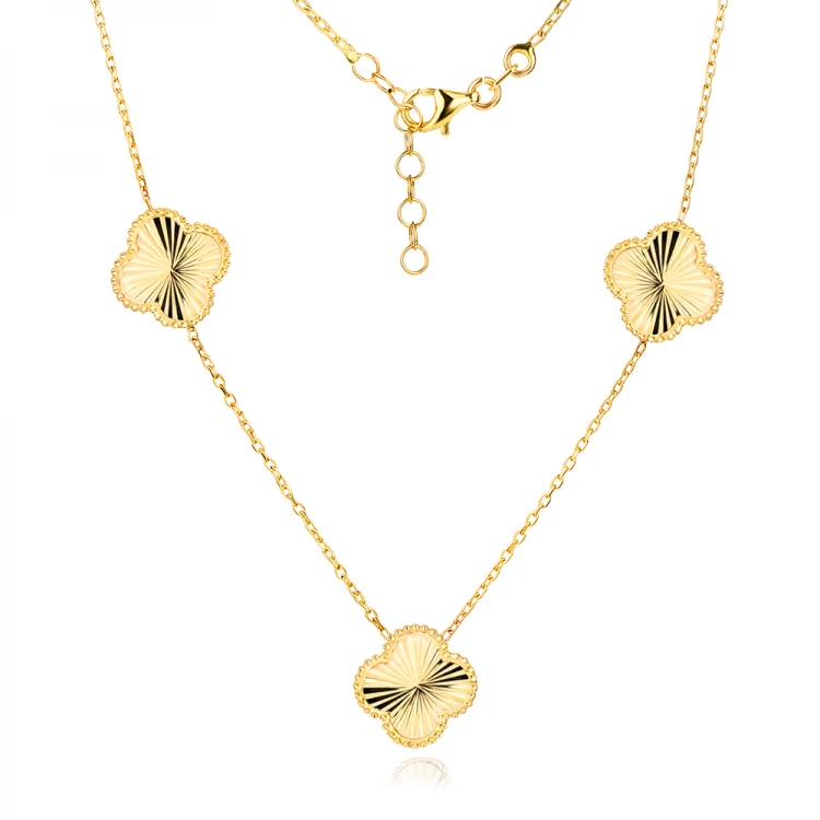 Златно колие Diamond Clover Златно колие Diamond Clover