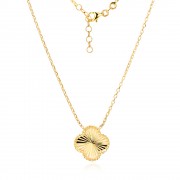 Златно колие Diamond Clover