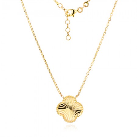 Златно колие Diamond Clover