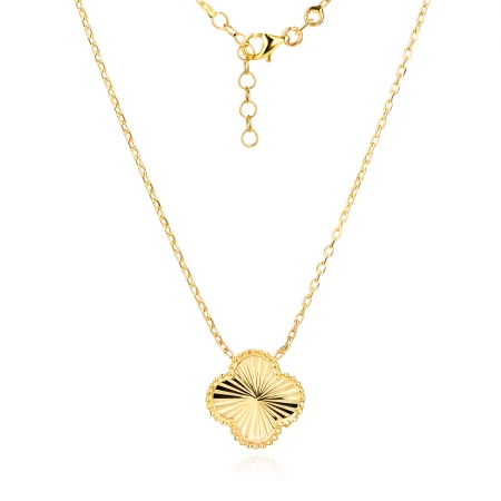 Златно колие Diamond Clover