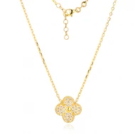 Златно колие Stones Clover Златно колие Stones Clover