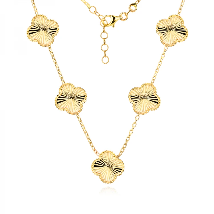 Златно колие Max Large Diamond Clover Златно колие Max Large Diamond Clover