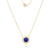 Златно колие Blue ocean