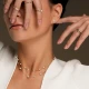 Златно колие с Cleef Златно колие с Cleef