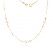 Златно колие с Cleef