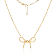 Златно колие Ribbon