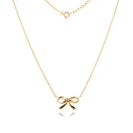 Златно колие Ribbon