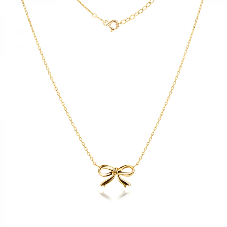 Златно колие Ribbon