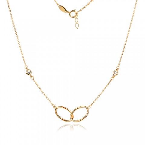 Златно колие Delicate Oval
