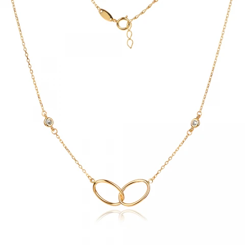 Златно колие Delicate Oval