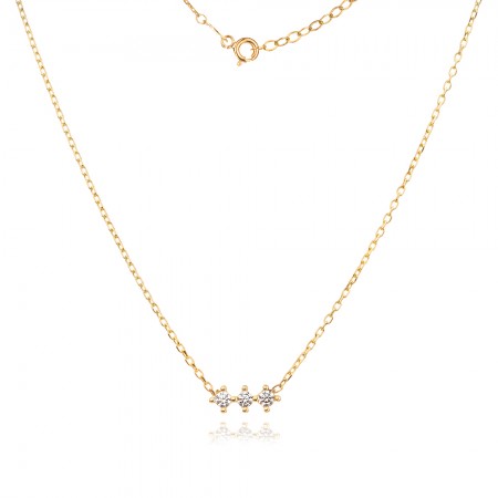 Златно колие Trio