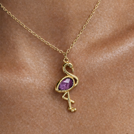 Златно колие Flamingo