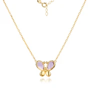 Златно колие Violet Butterfly