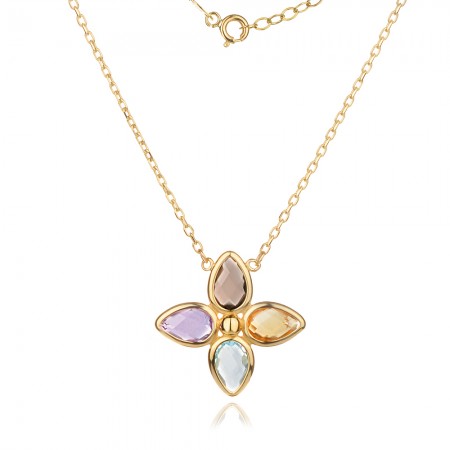 Златно колие Color Flower Златно колие Color Flower