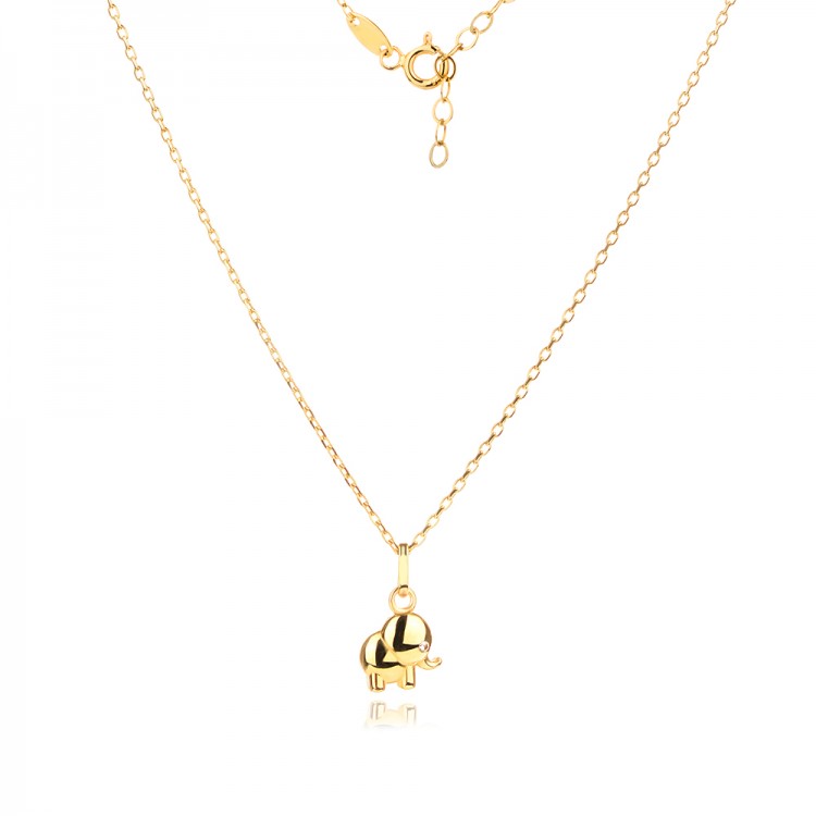 Златно колие Elephant