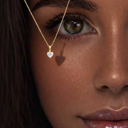 Златно колие Mini Heart